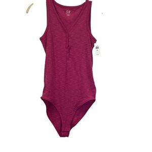 Gap Pink Bodysuit Sz.S Tall NWT